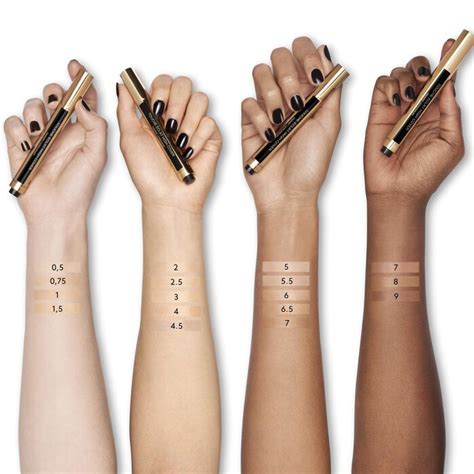 ysl touche eclat high cover radiant concealer|YSL touche eclat colour chart.